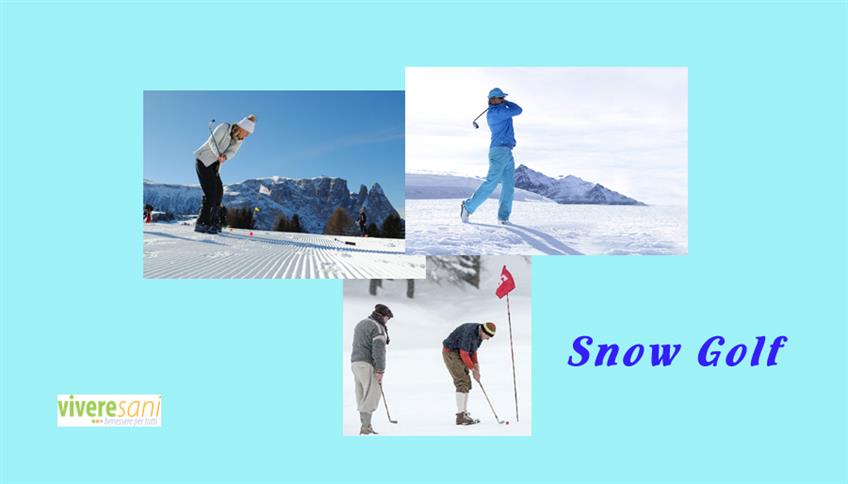 Una distesa bianca per lo Snow Golf Una distesa bianca per lo Snow Golf